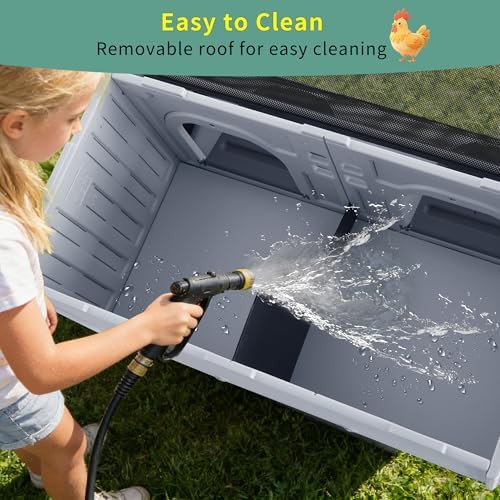 Plastic nesting box coop with run — photo 5