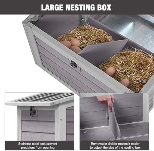 Wooden mobile chicken coop for 2 to 4 chickens — photo 3