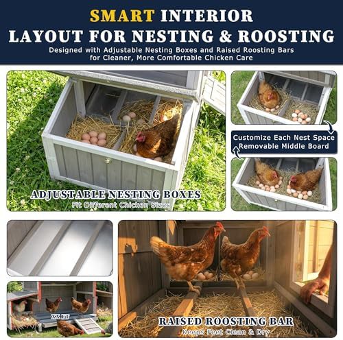 Wooden poultry tractor with asphalt roof — photo 3