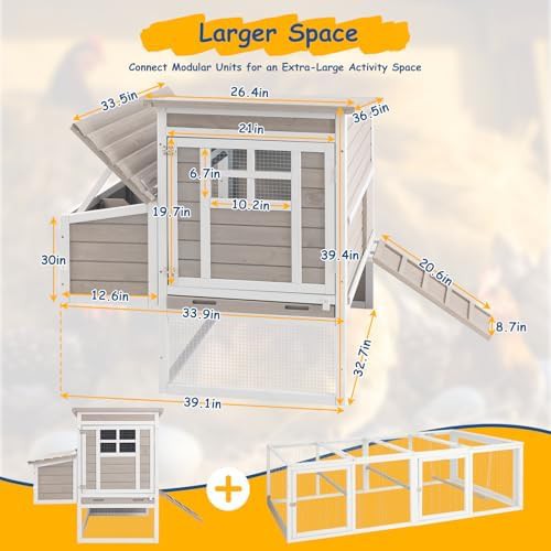 Elevated two tier chicken coop house — photo 3