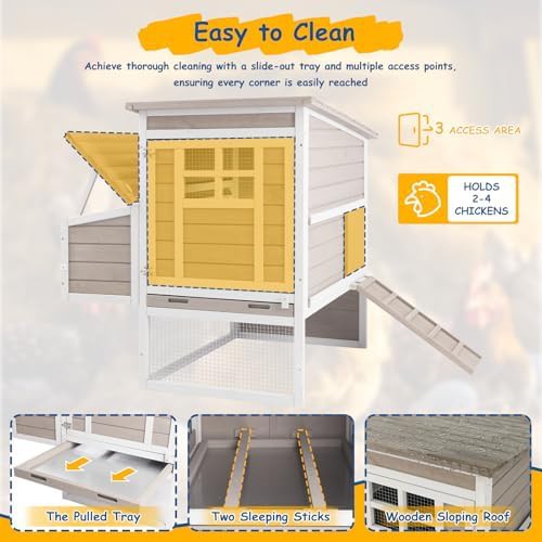 Elevated two tier chicken coop house — photo 4