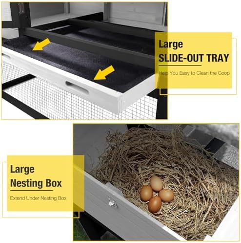 Black expandable chicken house with wheels — photo 4