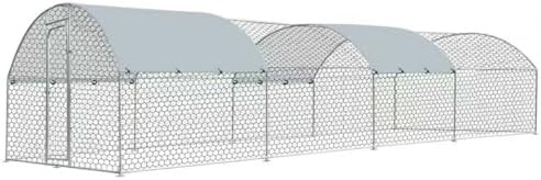 Wide profile walk in chicken run