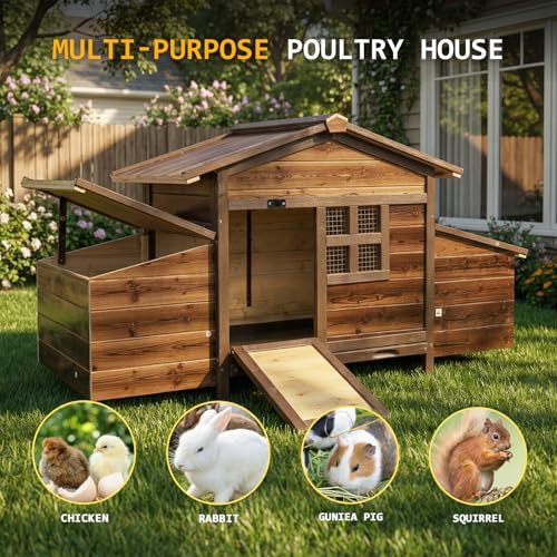 Wooden pet house with double nesting boxes — photo 3