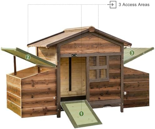 Wooden pet house with double nesting boxes — photo 4
