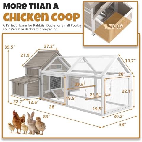 Large wooden chicken house with four nesting boxes — photo 4