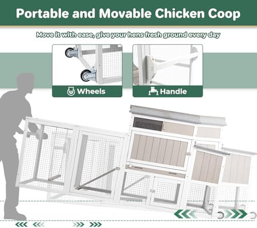 Mobile chicken tractor with built-in swing — photo 3