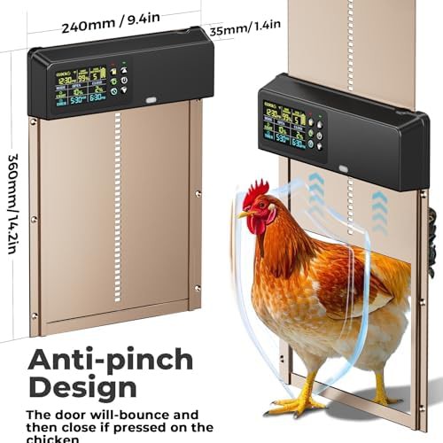 Aluminum solar powered automatic poultry door — photo 4