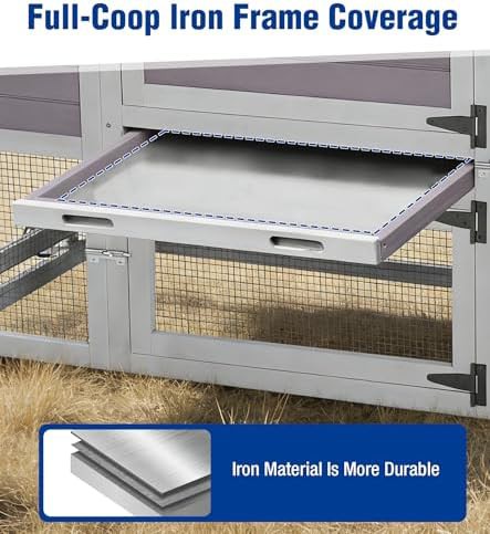 Mobile UV resistant chicken house with ramp — photo 3