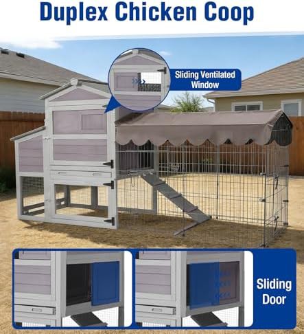 Mobile UV resistant chicken house with ramp — photo 5