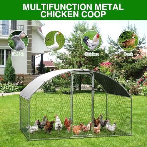 Dome roof metal walk-in chicken house — photo 3