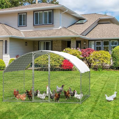 Dome roof metal walk-in chicken house — photo 5