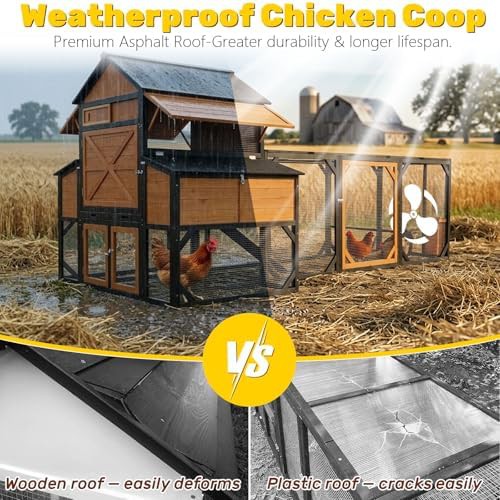 Extra large wooden coop for fifteen chickens — photo 3