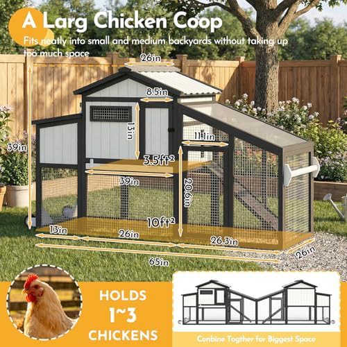 Two story wooden hen house with handle — photo 4