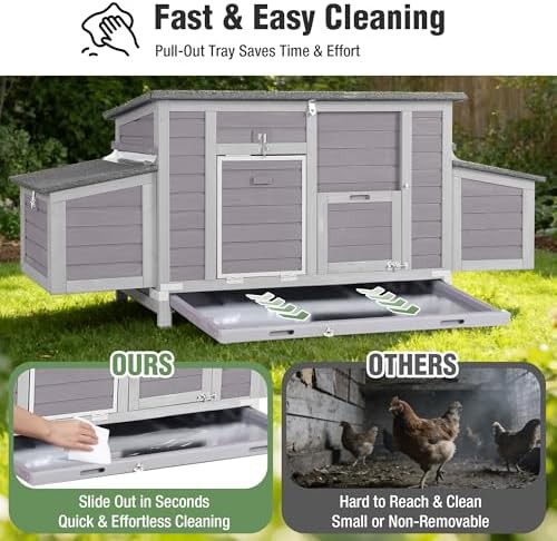 Reinforced frame outdoor hen house with nesting box — photo 4