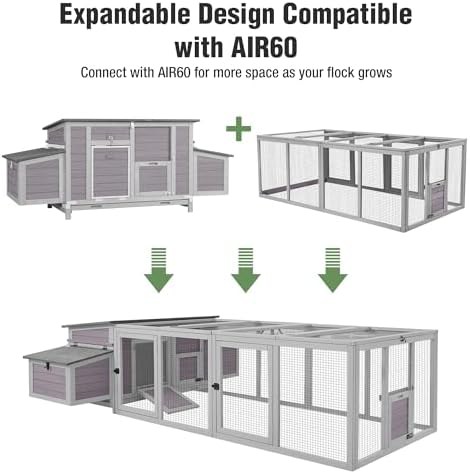 Reinforced frame outdoor hen house with nesting box — photo 5