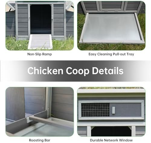 Wooden outdoor coop with six nesting boxes — photo 5
