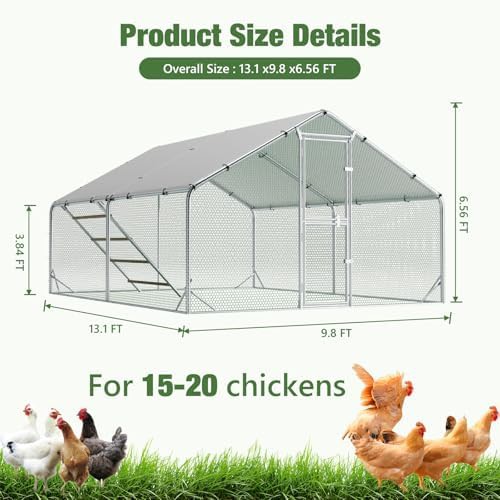 Metal walk in chicken pen 13 foot — photo 3