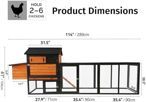 Brown and black wooden coop with tray — photo 3