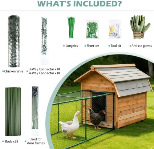 Six section portable metal chicken tunnel — photo 5