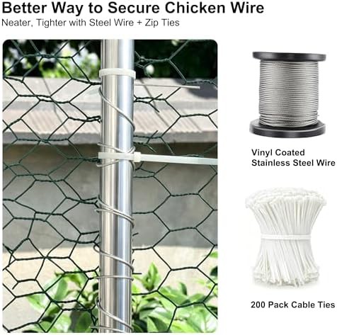 Walk-in coop with PVC coated wire mesh — photo 4