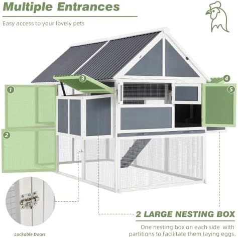 Large Two Story Coop with Pull Out Tray — photo 3