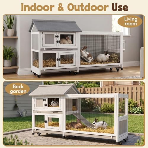 Expandable two story indoor bunny hutch — photo 3