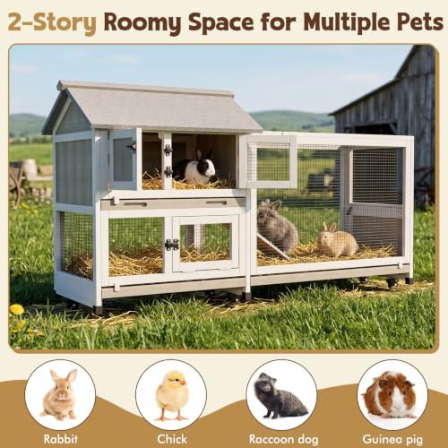 Expandable two story indoor bunny hutch — photo 4