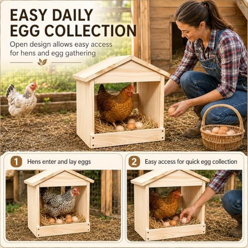 Three pack of wooden nesting boxes — photo 3