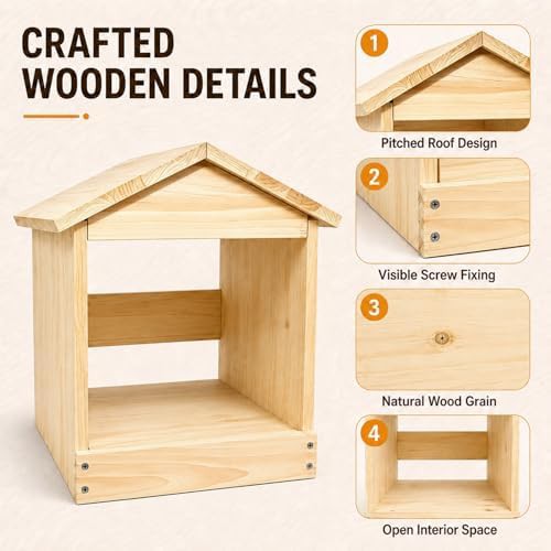 Three pack of wooden nesting boxes — photo 4