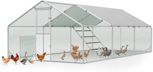 Large metal poultry cage 20 foot
