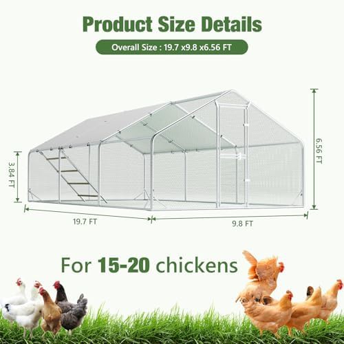 Large metal poultry cage 20 foot — photo 4