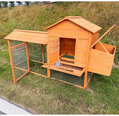Wooden poultry house with nesting box — photo 5