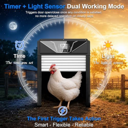 Solar automatic coop door with remote — photo 4