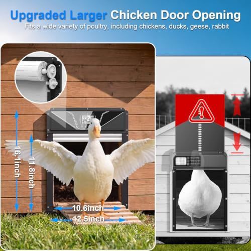 Solar automatic coop door with remote — photo 5