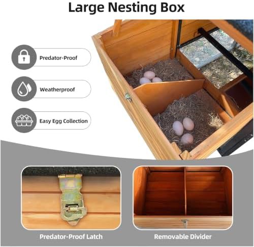Black wooden outdoor coop for six — photo 4