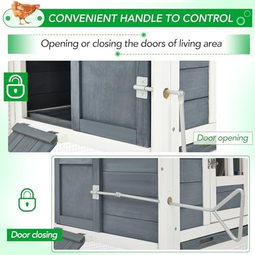 Long Waterproof Outdoor Coop with Run — photo 5