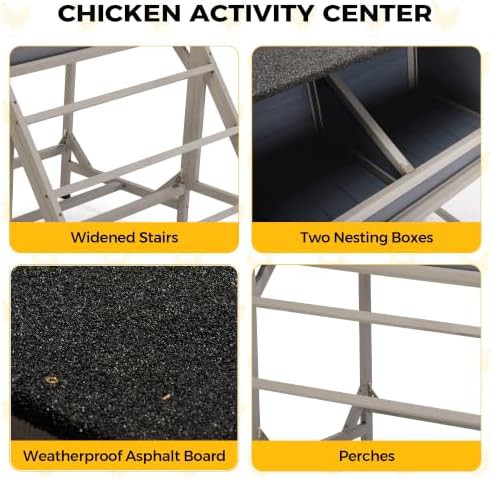 Nesting boxes with asphalt roof and perch — photo 5