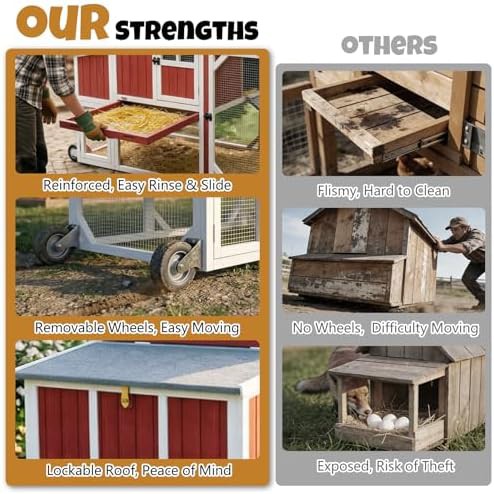 Mobile two story coop with wheels — photo 4
