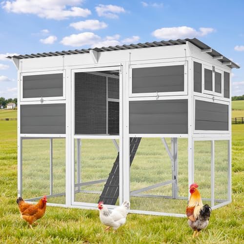 Extra Large Outdoor Coop with Lockable Run