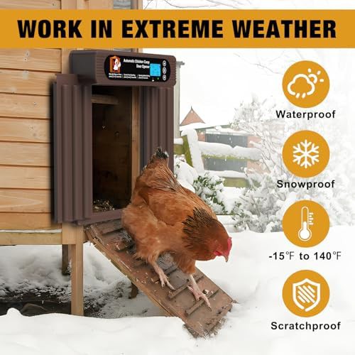 Solar powered automatic chicken coop door — photo 4